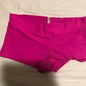 Hot Pink Rave Booty Shorts